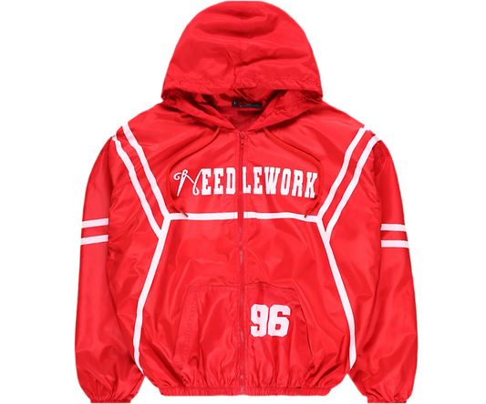 Feel the fear Red Nylon Jacket