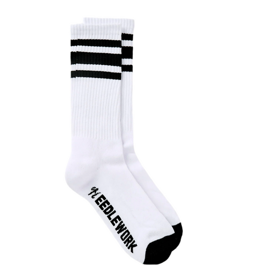 White Stripped Socks