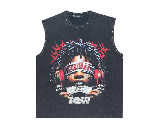 See No evil sleeveless tee