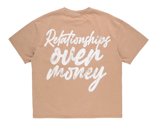 Relationships Over Money Tee