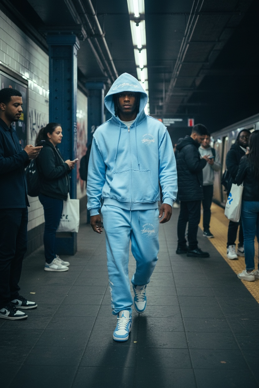 Legacy Zip Up Sky Blue