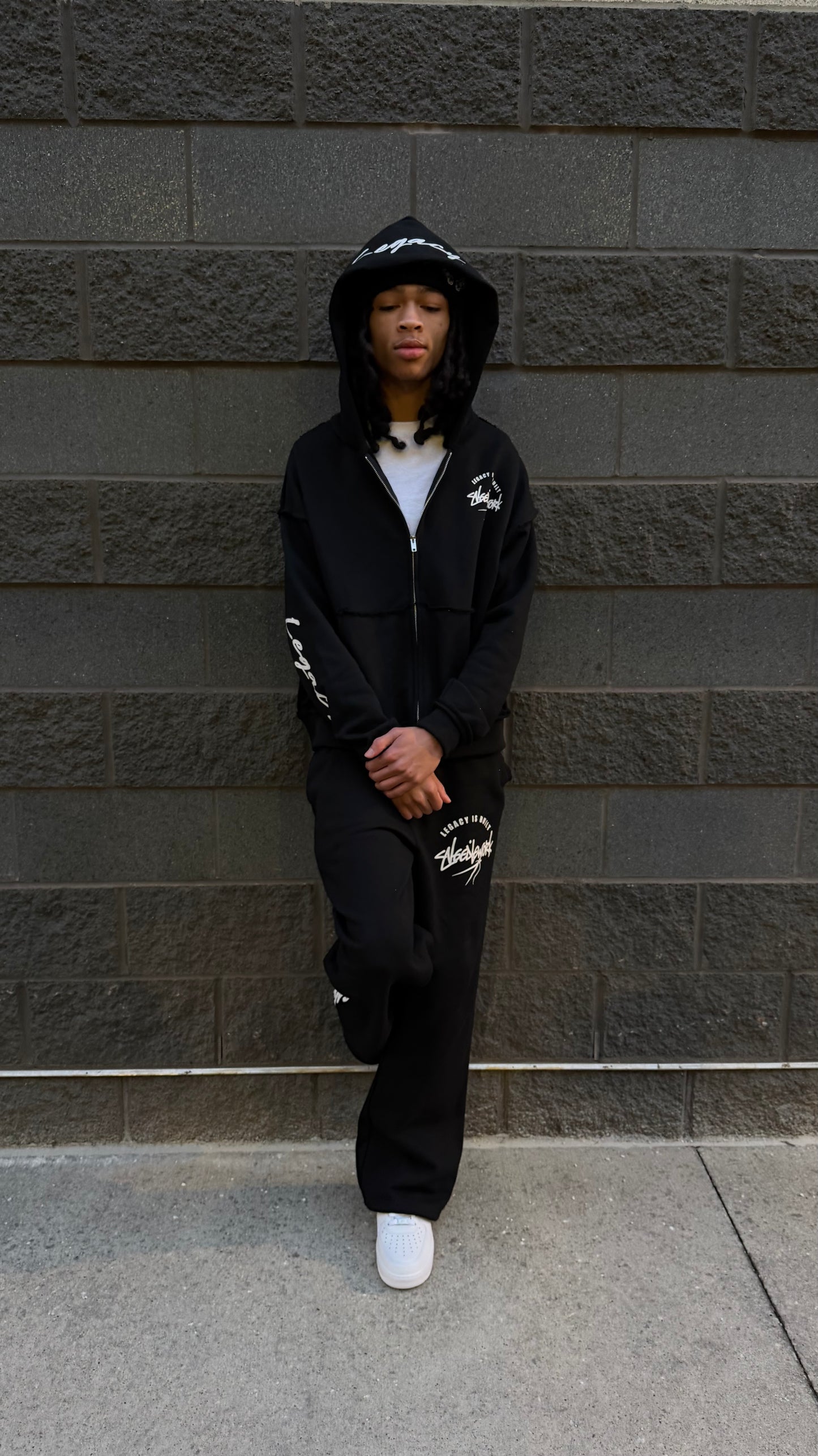 Legacy Zip Up Black