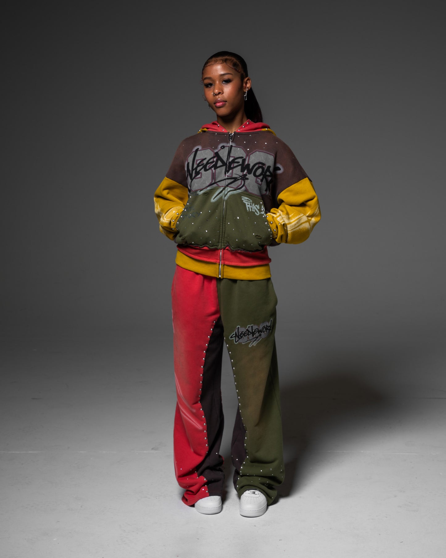 This is Art Zip-up Multicolor