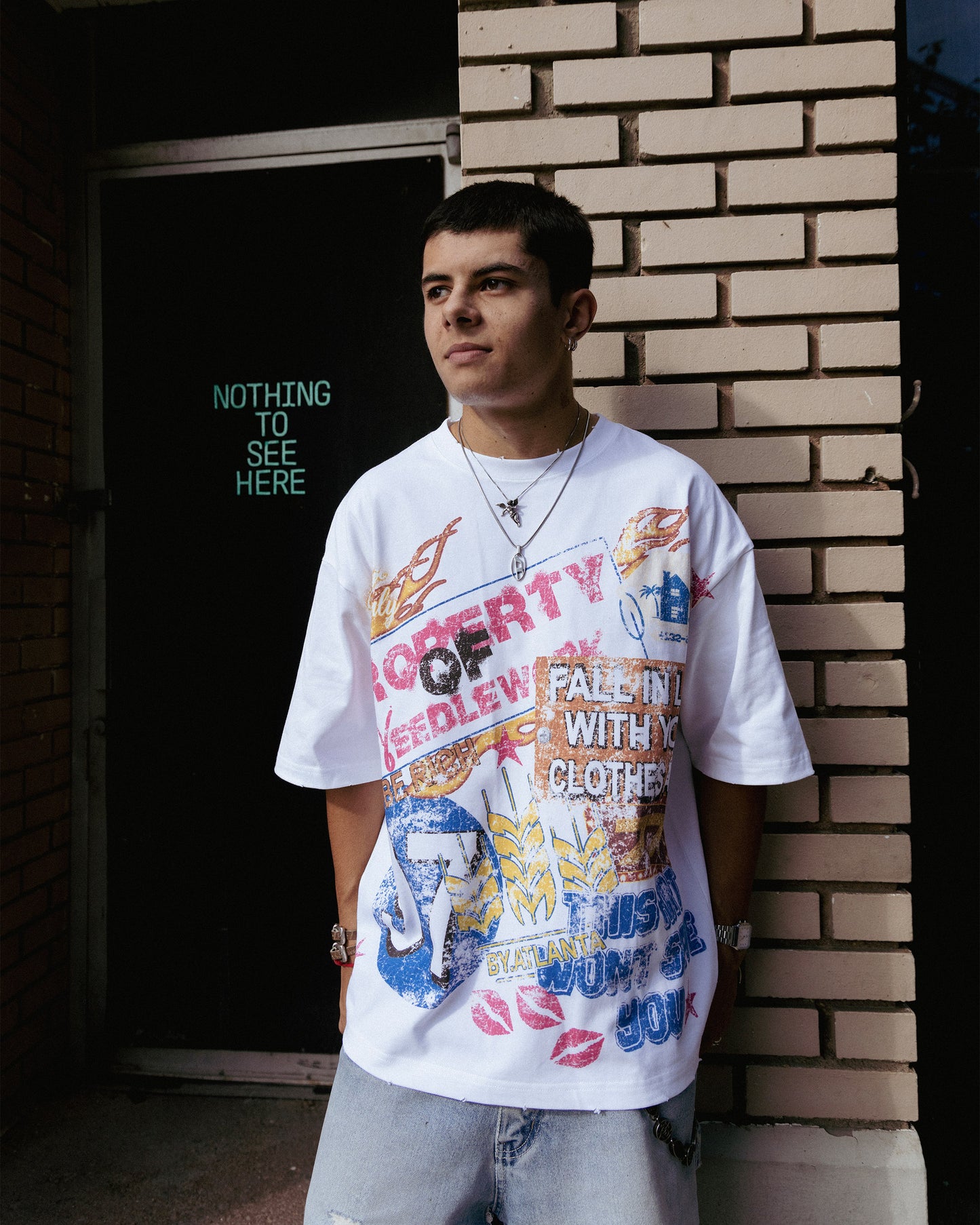 Fall in Love w/clothes Again Tee