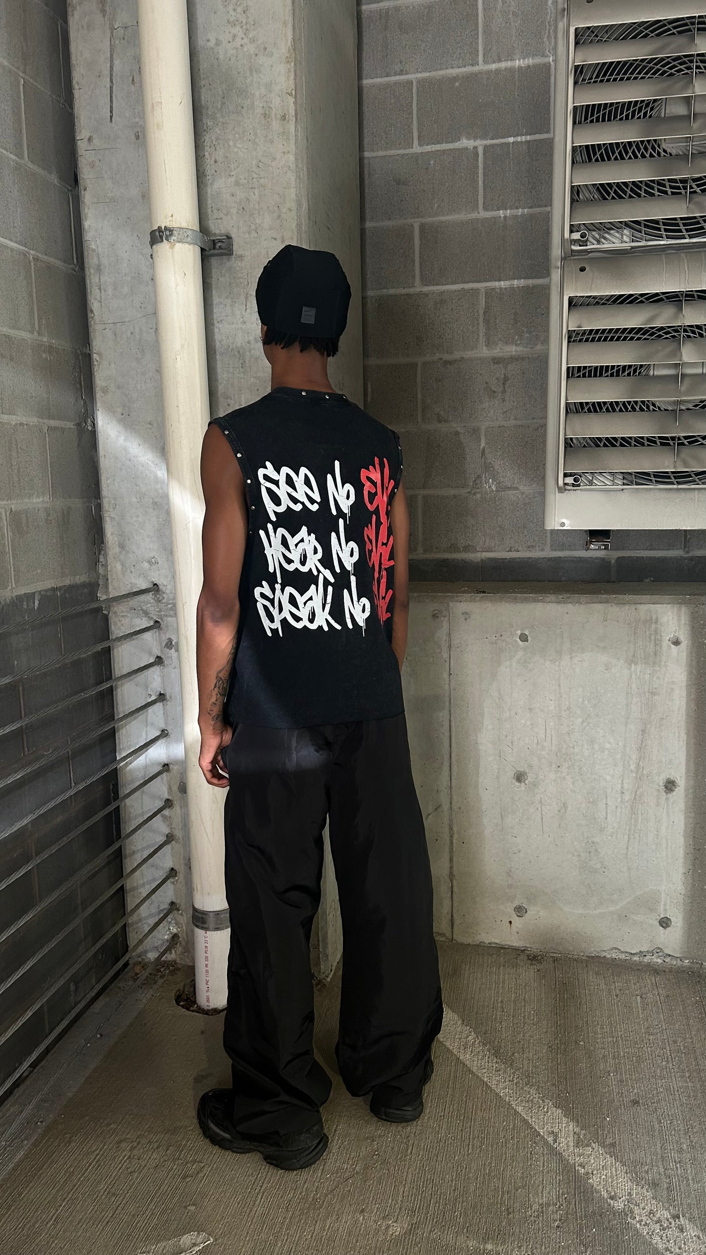 See No evil sleeveless tee