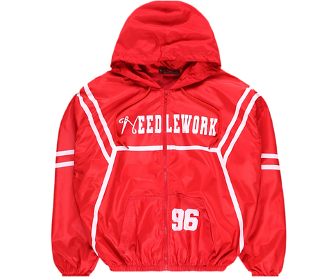 Feel the fear Red Nylon Jacket