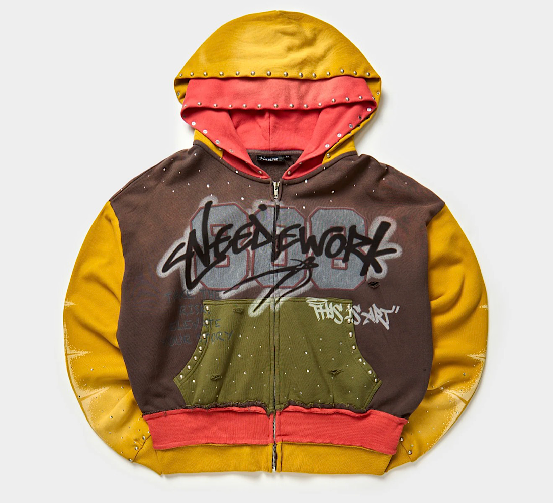 This is Art Zip-up Multicolor