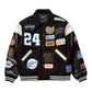 Varsity Letterman Jacket Black