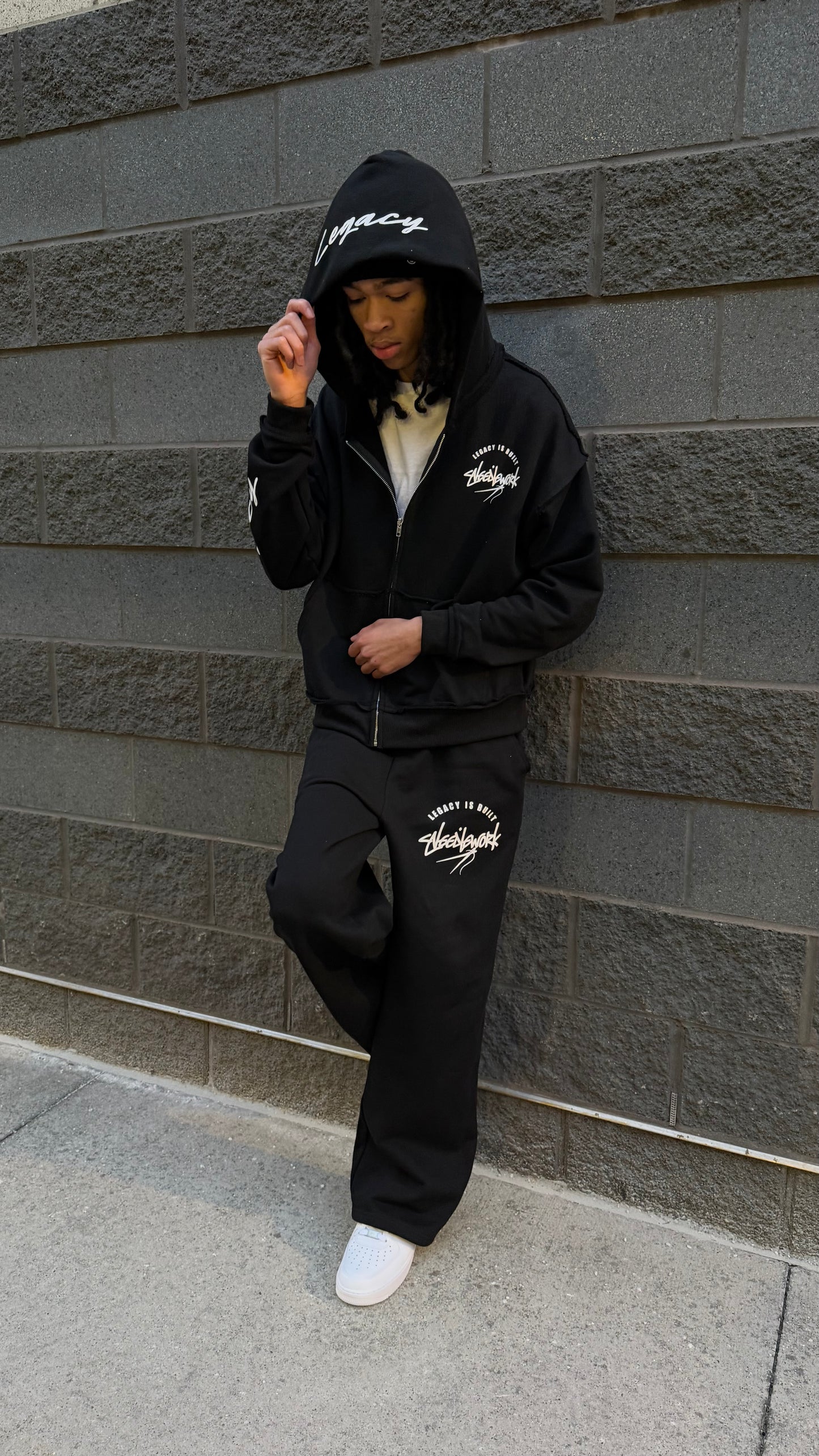 Legacy Zip Up Black