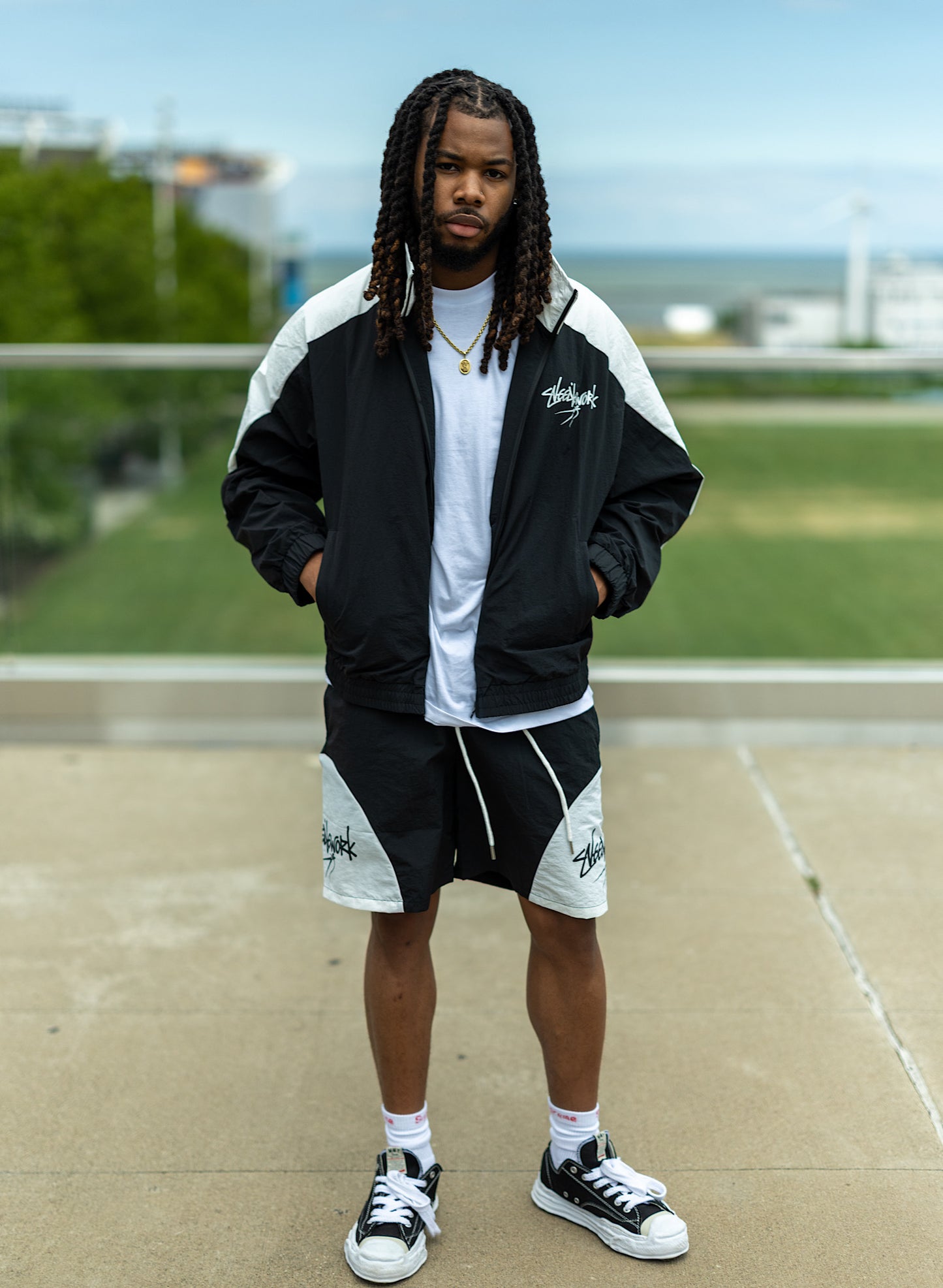 Heritage Track Jacket Black