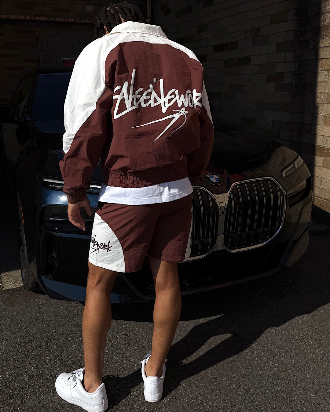 Heritage Track Jacket Brown