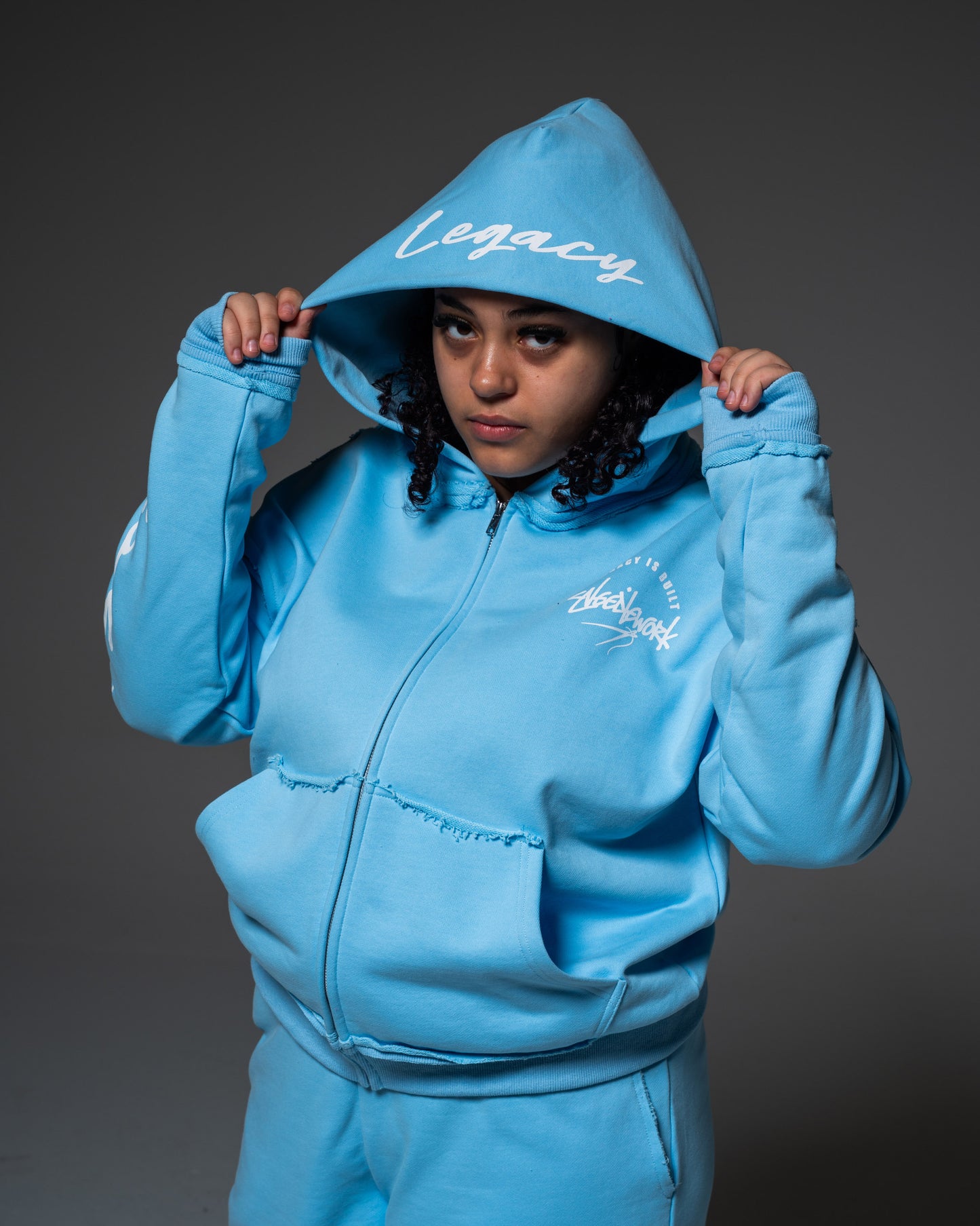 Legacy Zip Up Sky Blue