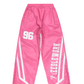 Feel the Fear Nylon Pants Pink