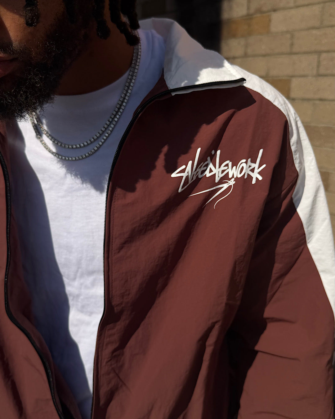 Heritage Track Jacket Brown