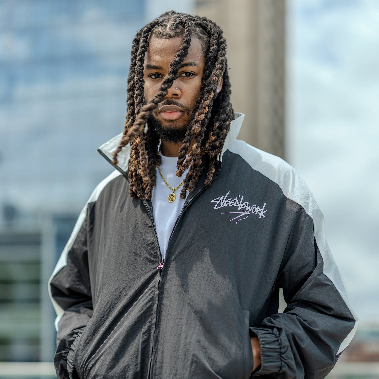 Heritage Track Jacket Black
