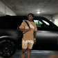 Relationships Over Money Shorts Tan
