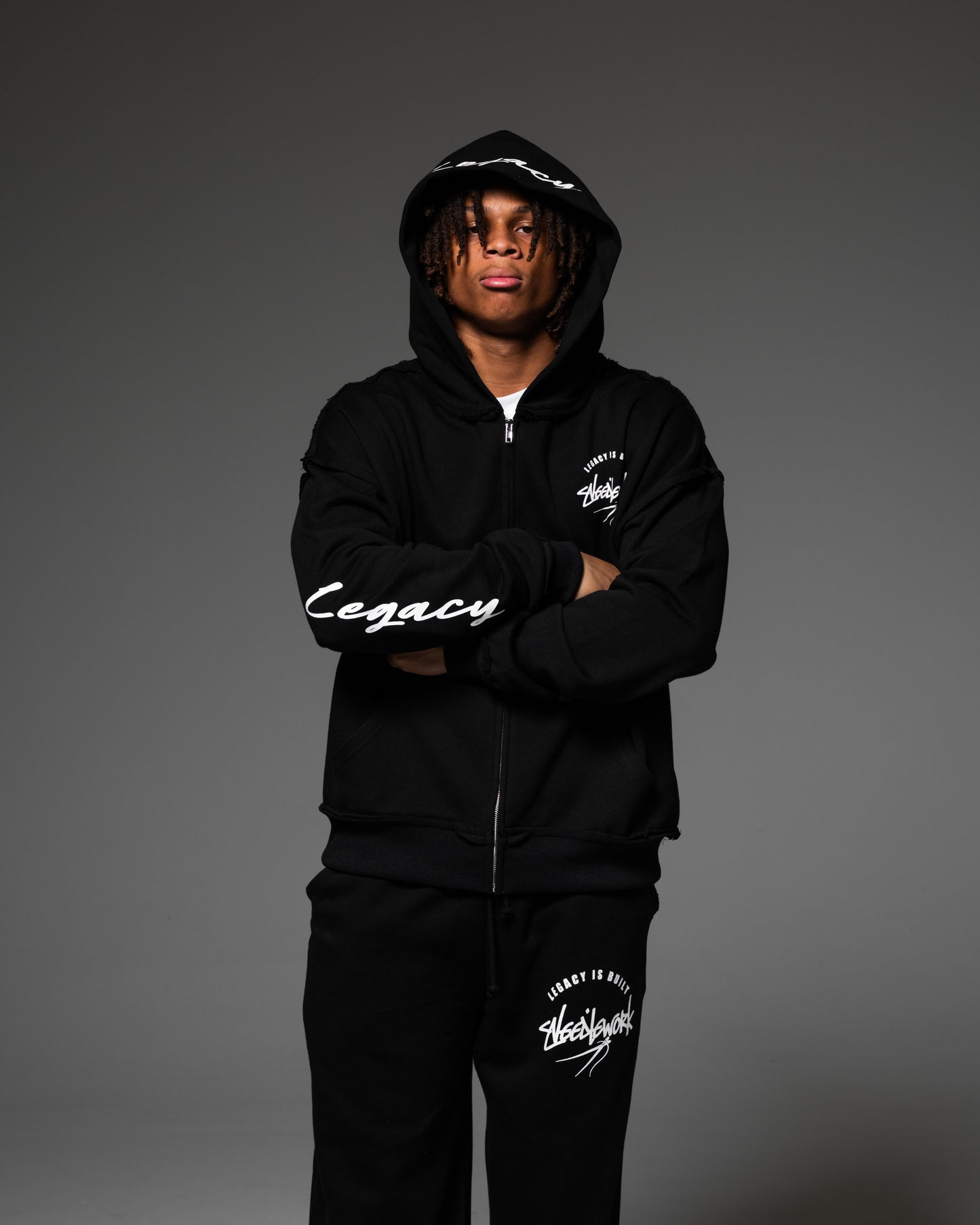Legacy Zip Up Black