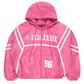 Pink Feel the fear Nylon Jacket
