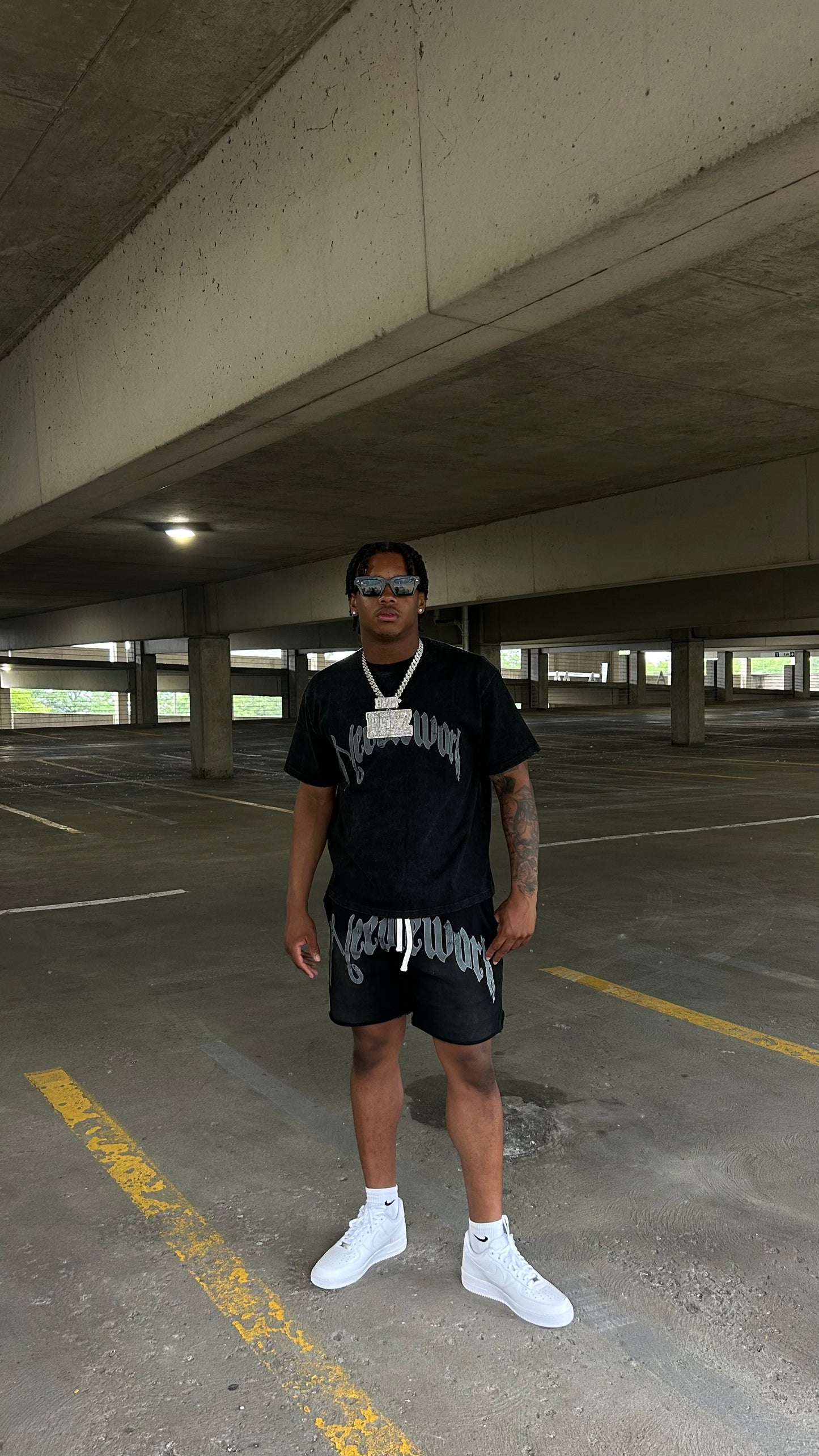Relationships Over Money Black Shorts