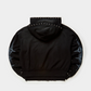 This is Art Double Hoodie Zip-Up Black