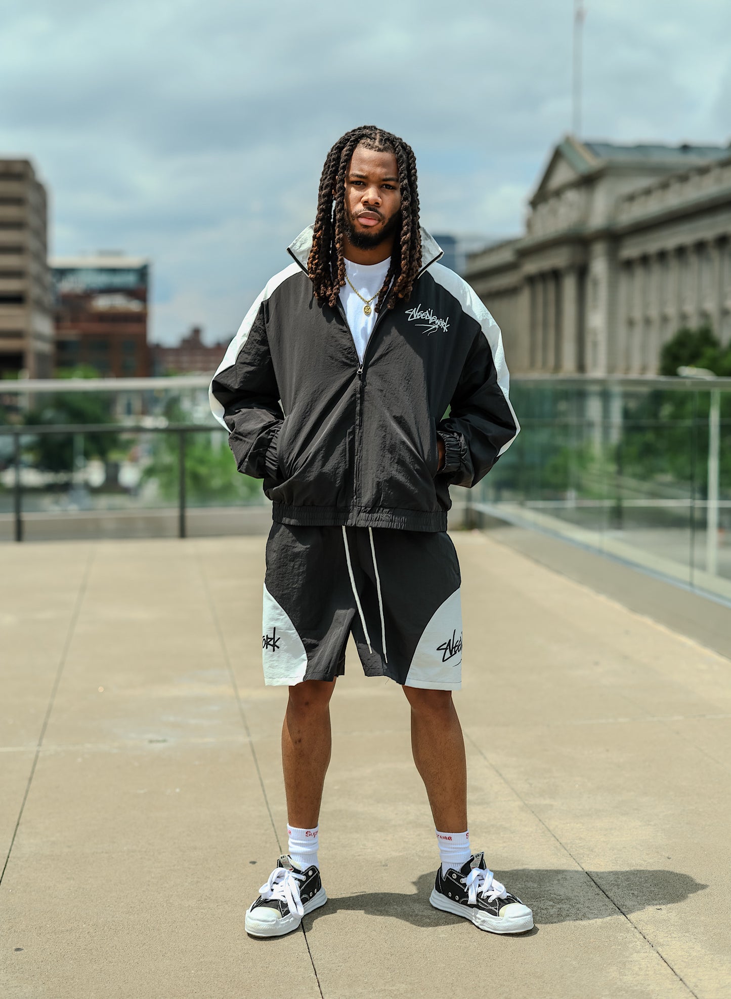 Heritage Track Jacket Black