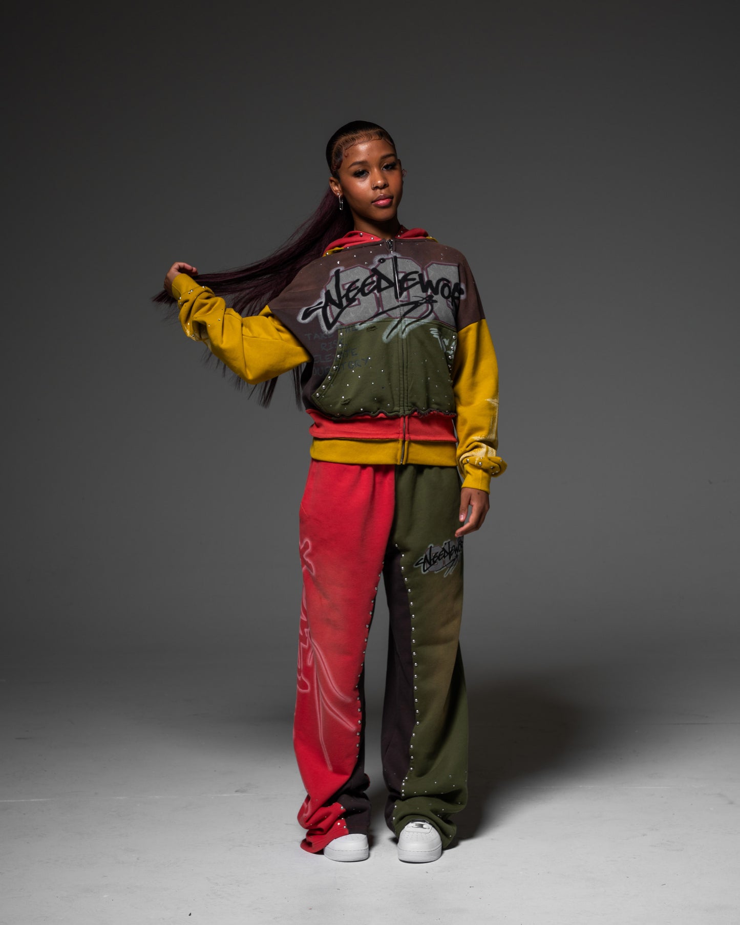This is Art Zip-up Multicolor
