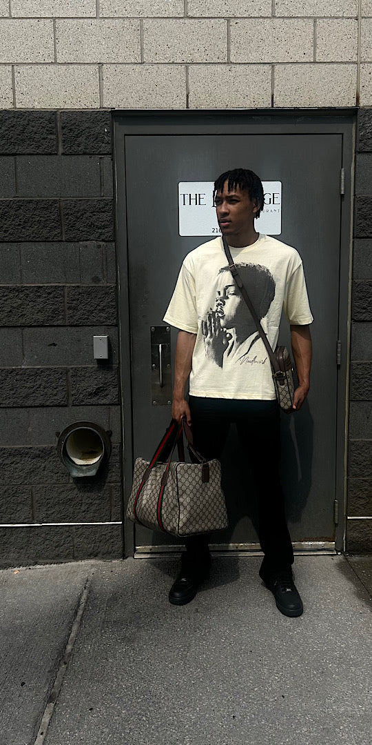 Silent Prayer Tee Cream