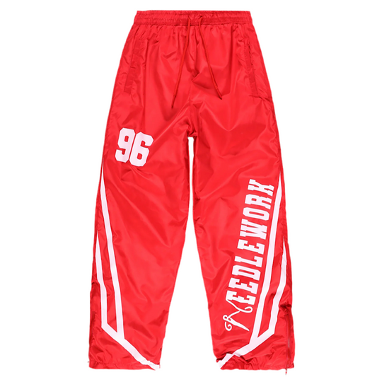 Feel the fear Red Nylon Pants
