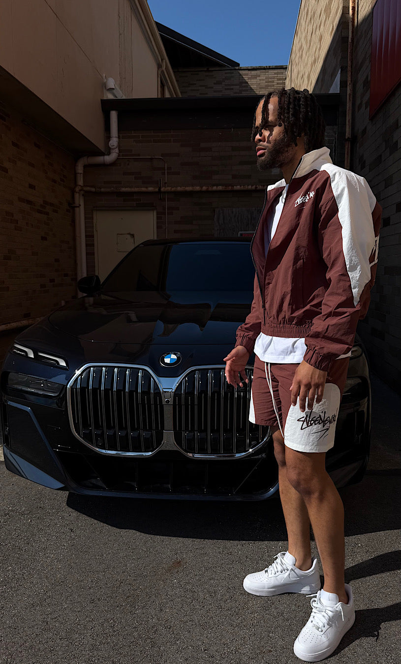 Heritage Track Jacket Brown