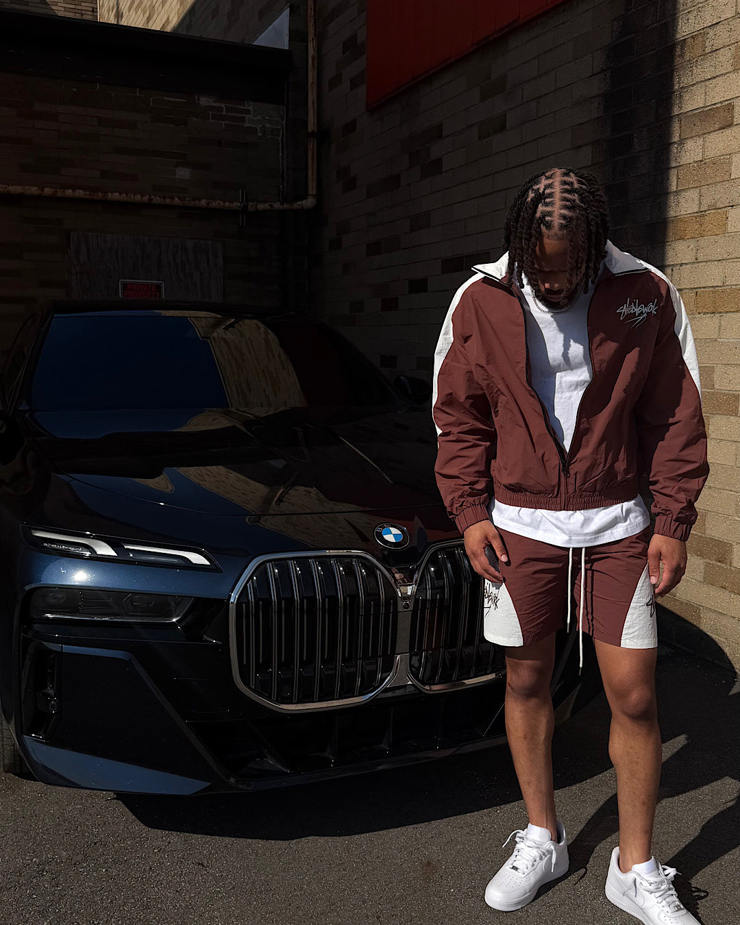 Heritage Track Jacket Brown