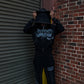 This is Art Double Hoodie Zip-Up Black