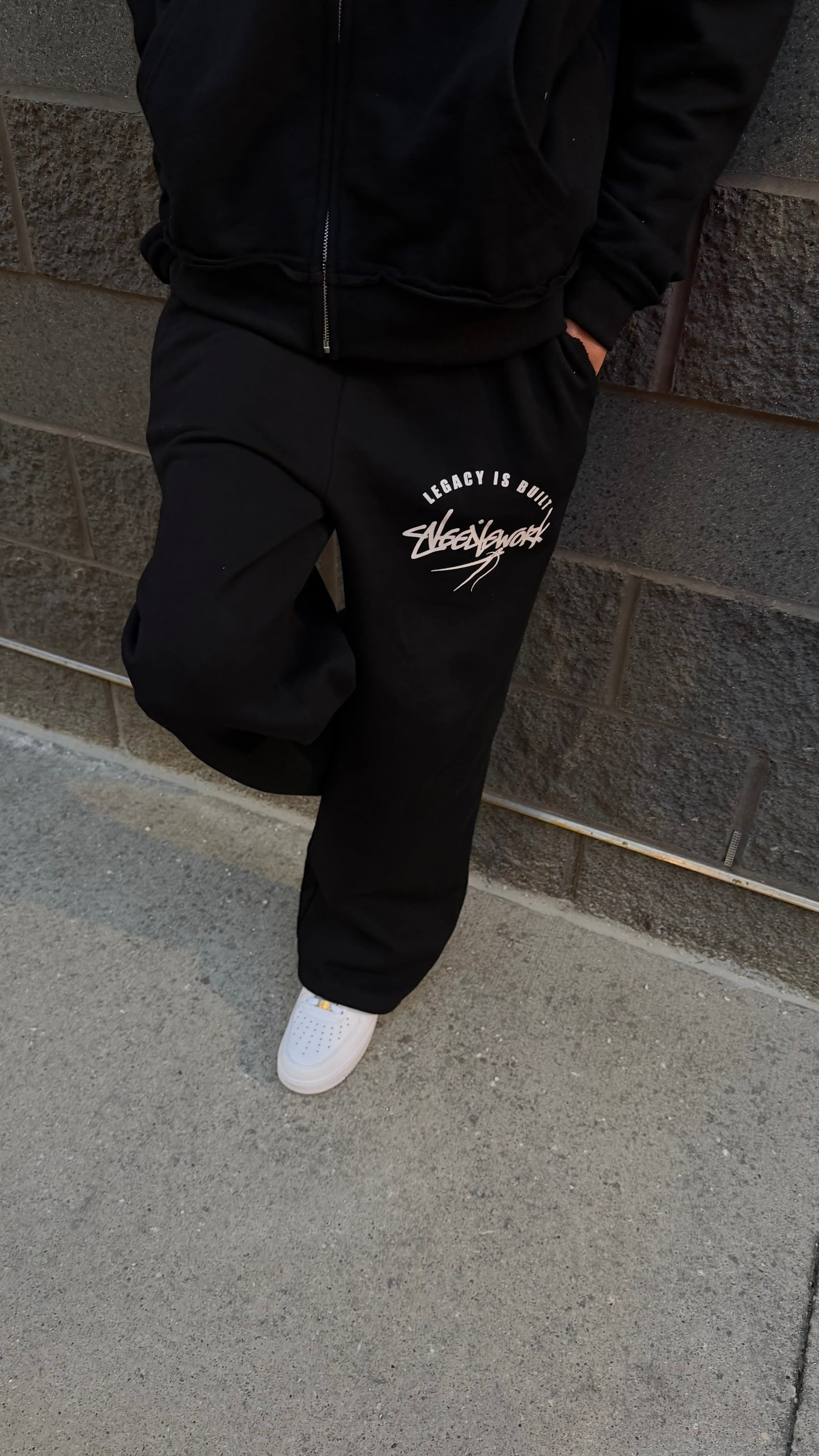 Legacy Zip Up Black