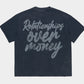 Relationship Over Money Tee Black