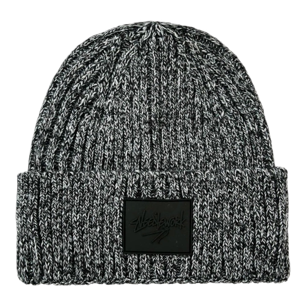 Knit Beanie Gray/Black Blend