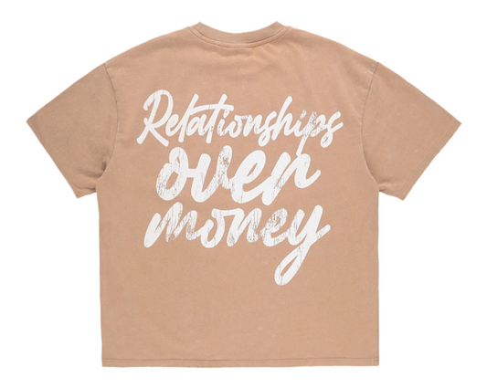Relationships Over Money Tee