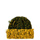 Knit Hat (green/gold)