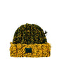 Knit Hat (green/gold)