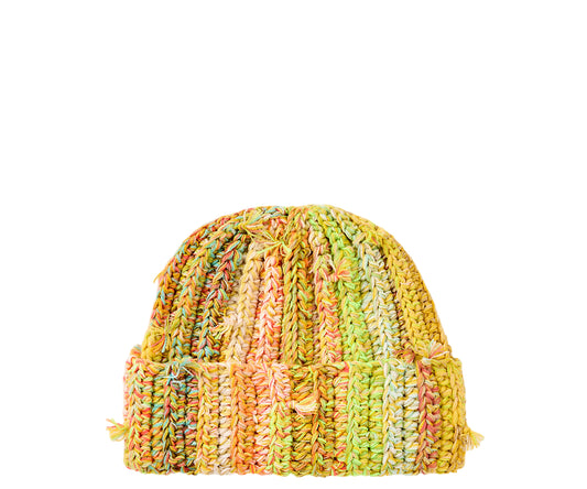 Knit Hat Orange Multi