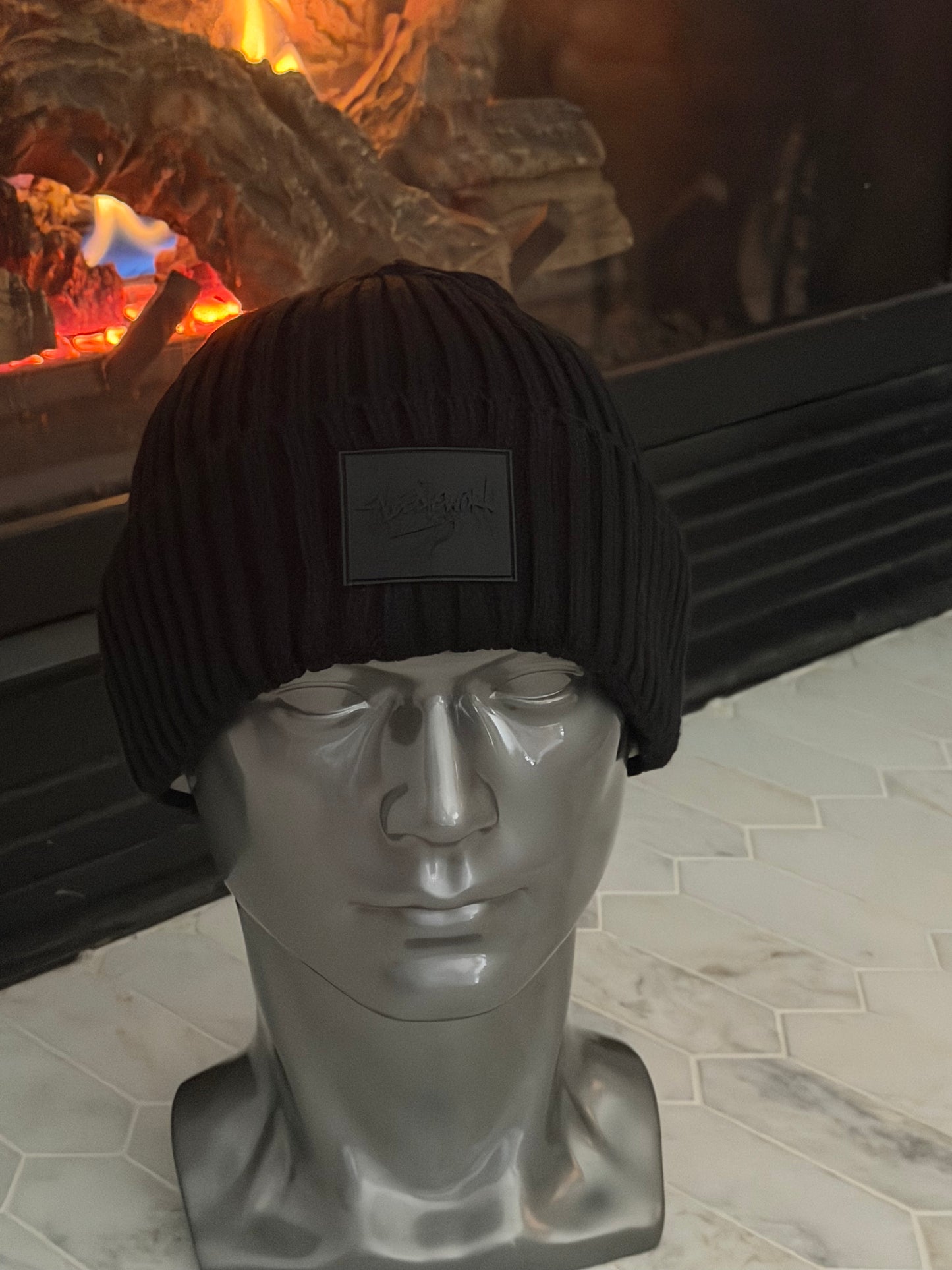 Knit Beanie Black