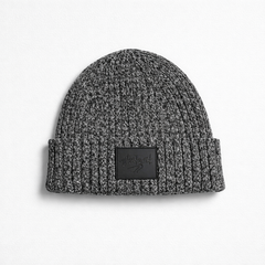 Knit Beanie Gray/Black Blend