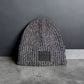 Knit Beanie Gray/Black Blend