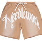 Relationships Over Money Shorts Tan