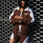 Heritage Track Jacket Brown