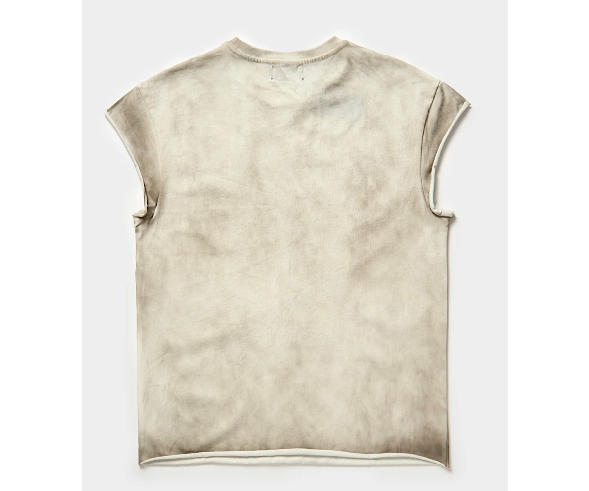 Riders Sleeveless Tee Cream