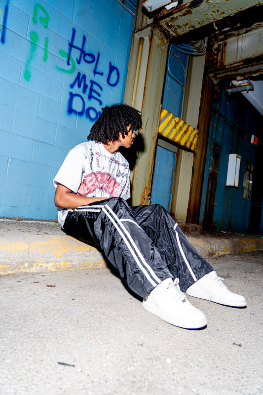 Rope Track Pants - Black